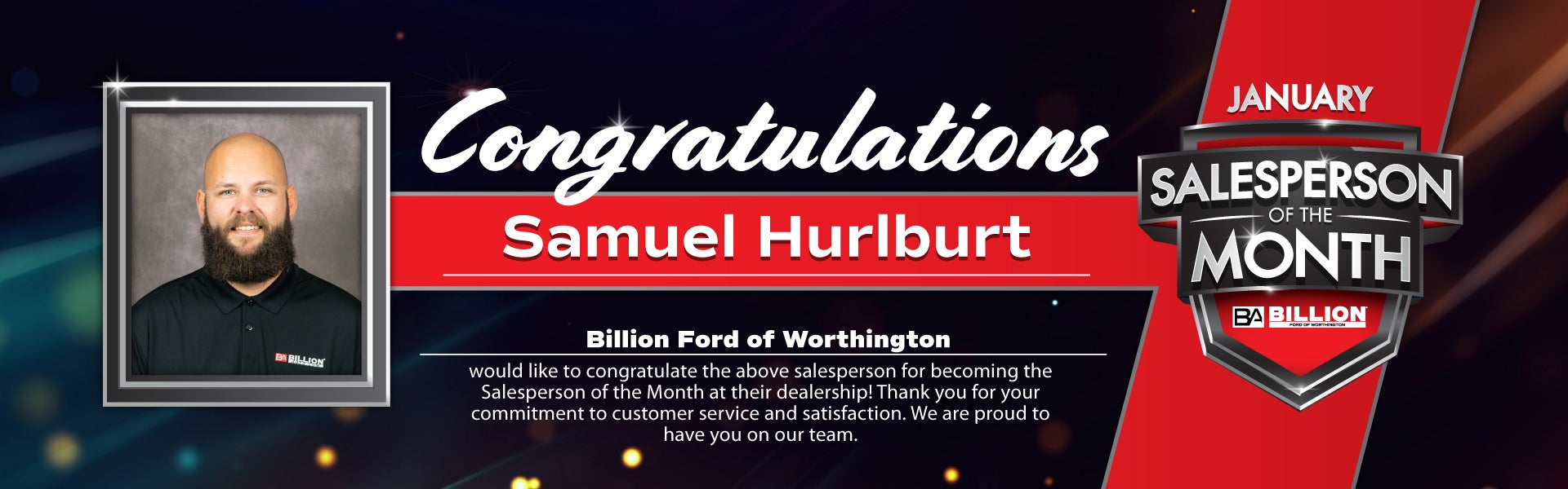 SALESPERSON OF THE MONTH